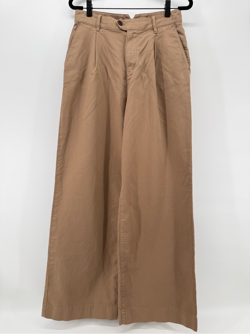 Outerknown Summerland Trouser 27 chestnut brown office tailored old money - Picture 4 of 12